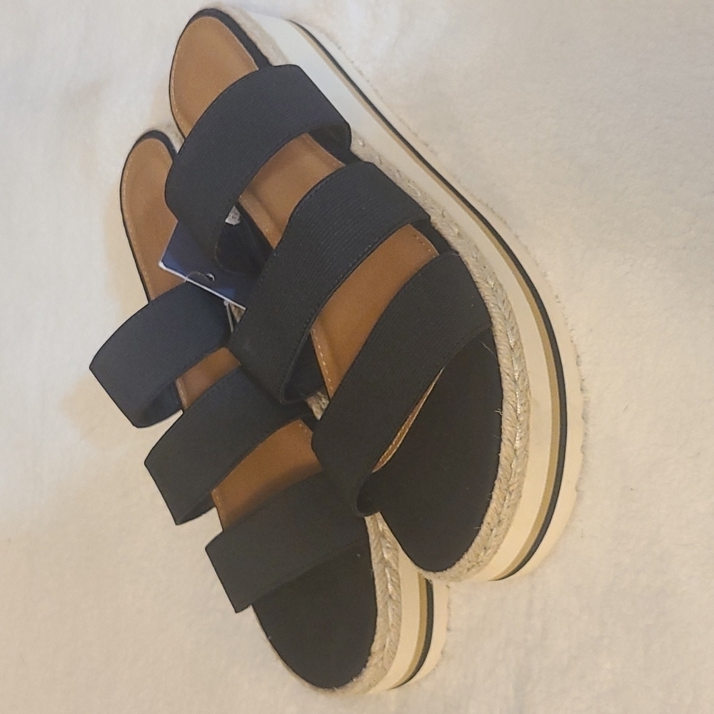 Sandle wedges black sold by Target